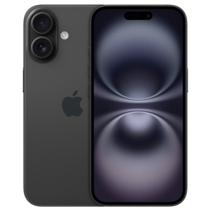 refurbished iPhone 16 256 GB svart