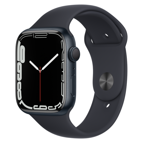 Apple-Watch-Series-7-45mm-Middernacht-Aluminium-Middernacht-Sportband