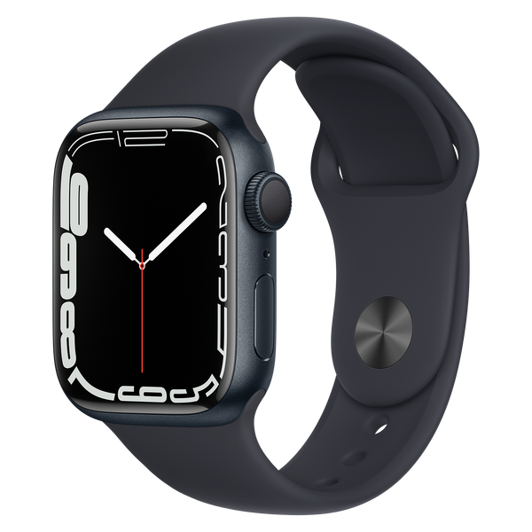 Apple-Watch-Series-7-41mm-Middernacht-Aluminium-Middernacht-Sportband