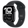 Apple Watch Series 10 46mm - Zwart Aluminium Zwart Sportband