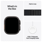 Apple Watch Ultra 3 5G Zwart - Alpine band Zwart