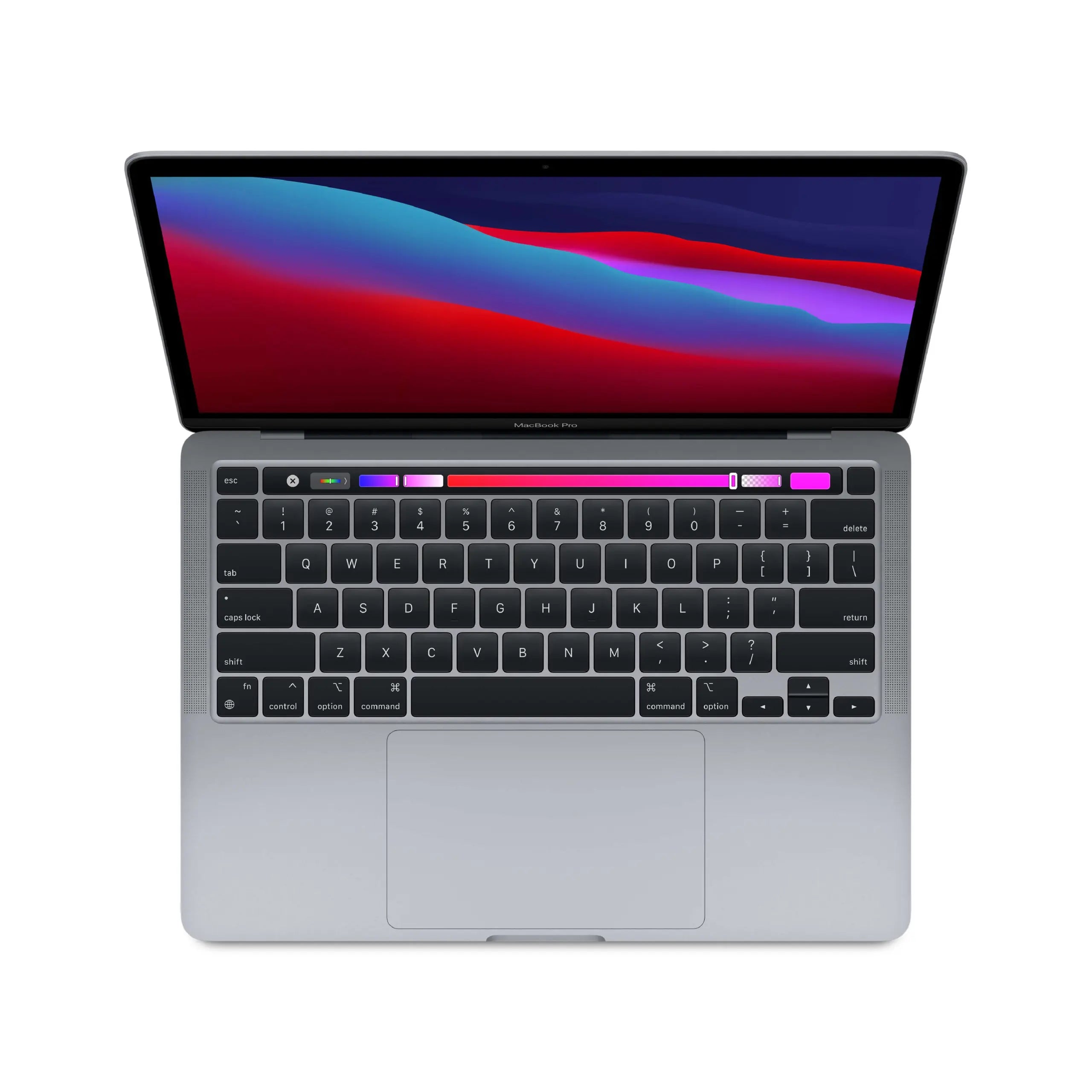 refurbished MacBook Pro 13 inch M1 256 GB Space Gray grå - bild 2