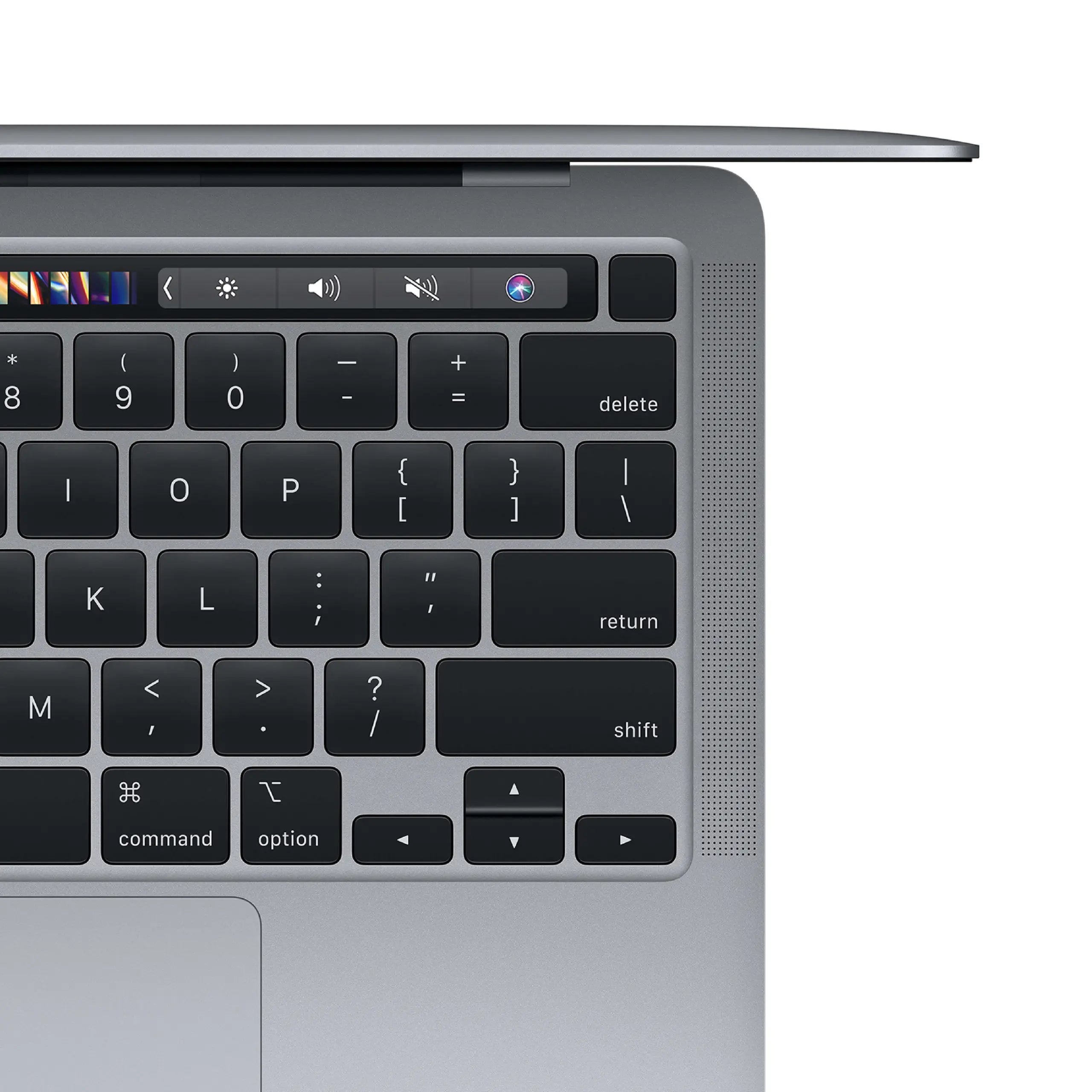 refurbished MacBook Pro 13 inch Touchbar M1 8 GB / 256 GB Silver (QWERTZ/TYSK) grå