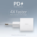 Refurbished USB-C 20W charger med PD & MFi Lightning Cable 1.2m - bild 10