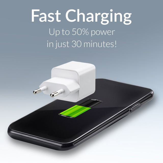 Refurbished USB-C 20W charger med PD & MFi Lightning Cable 1.2m - bild 11