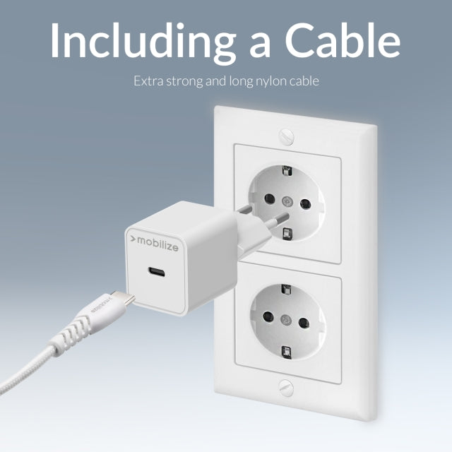 Refurbished USB-C 20W charger med PD & MFi Lightning Cable 1.2m - bild 12
