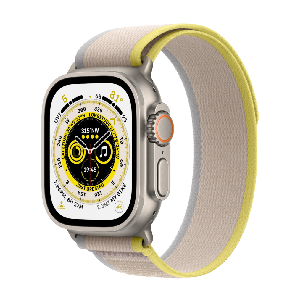 Refurbished Apple Watch Ultra 49 mm Trail-band gul