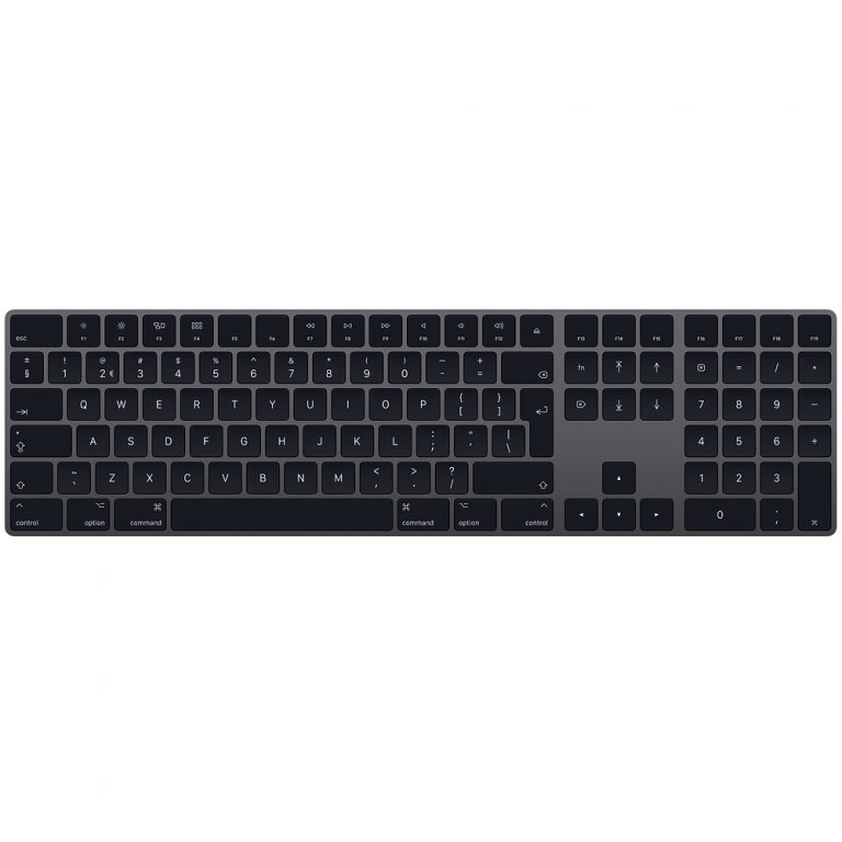 Refurbished Apple Magic Keyboard numeriskt (QWERTZ) svart - bild 3