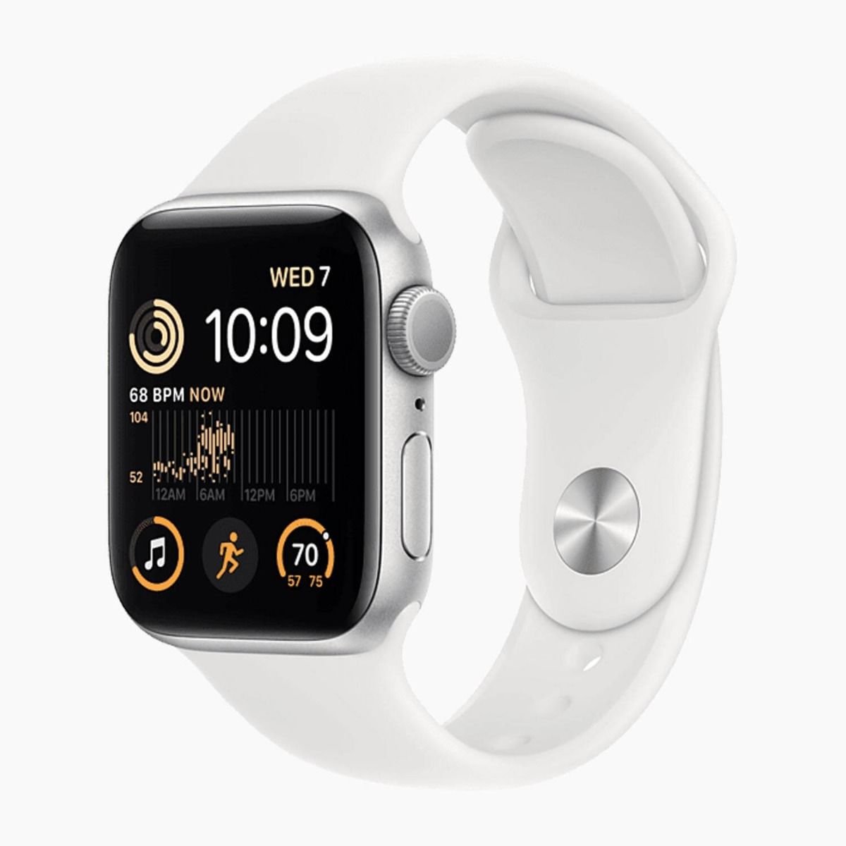 Refurbished Apple Watch sportarmband 40mm / 41mm vit - sida