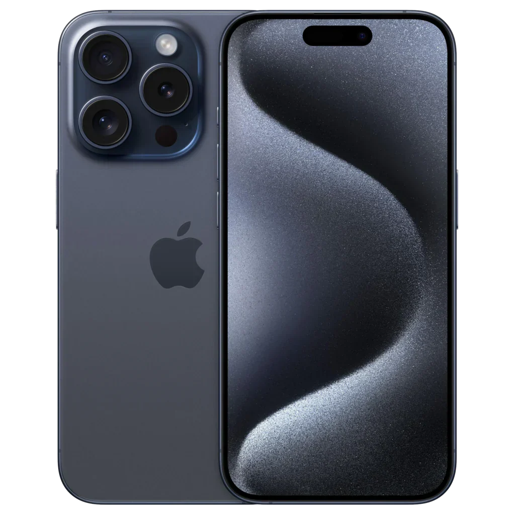 refurbished iPhone 15 Pro 1tb Titanium blå - bild 5