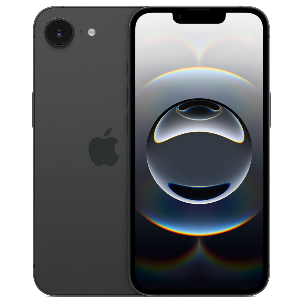 refurbished iPhone 16e 128GB svart