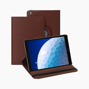 roterbart fodral för iPad Air 3 och 10.5" Pro 2017 - brun