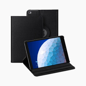 roterbart fodral för iPad Air 3 och 10.5" Pro 2017 - svart