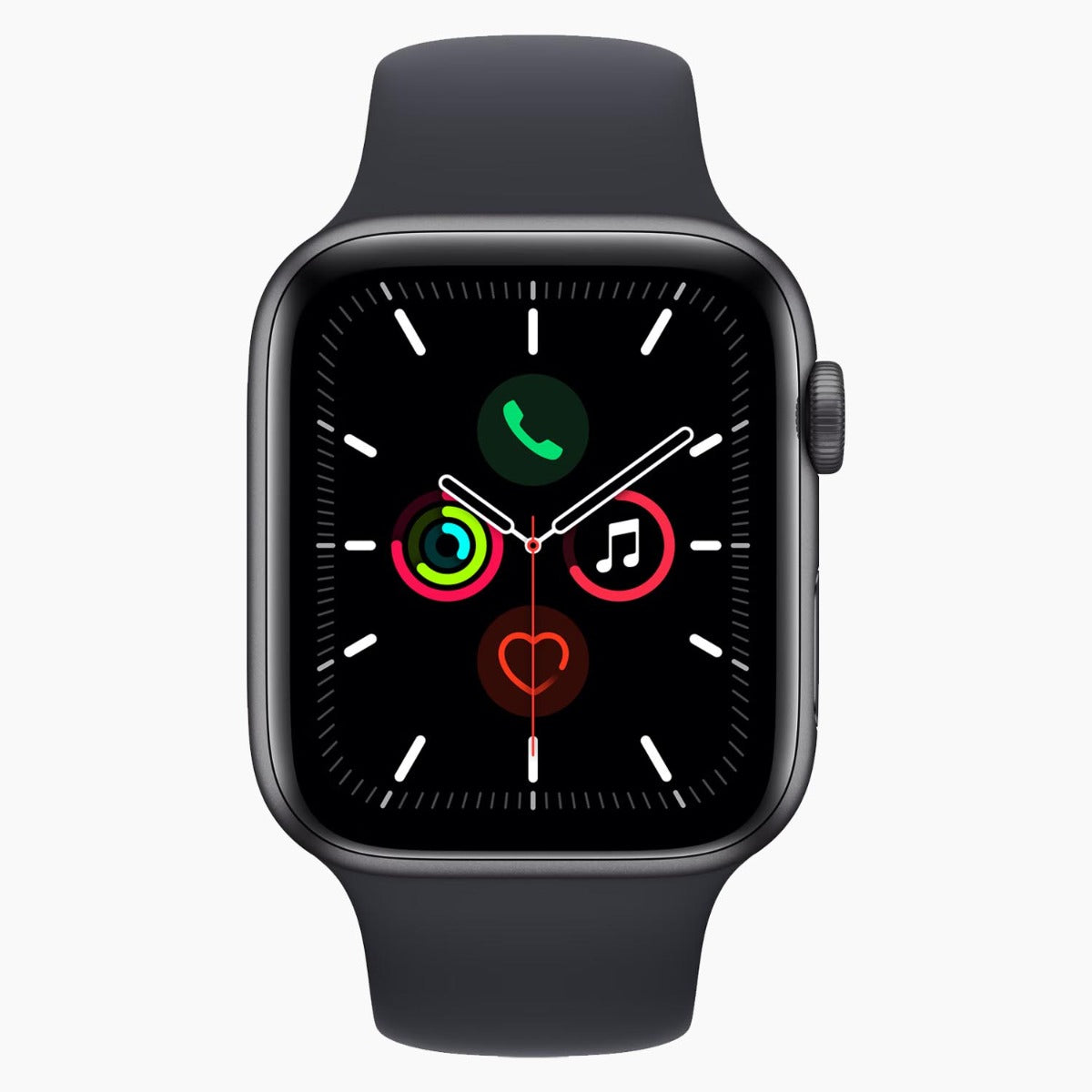 refurbished Apple Watch SE 2020 GPS 40 mm svart - framsida