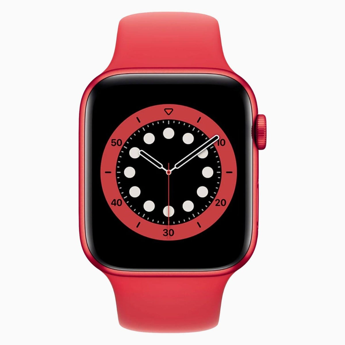refurbished Apple Watch Series 6 40 mm röd - framsida