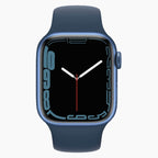 refurbished Apple Watch Series 7 41 mm blå - framsida