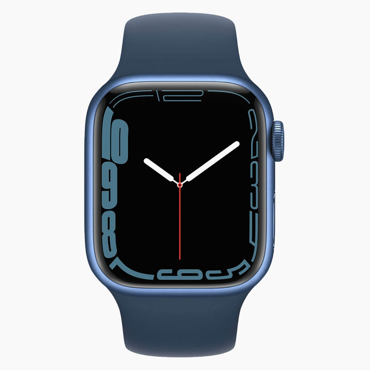 refurbished Apple Watch Series 7 41 mm blå - framsida