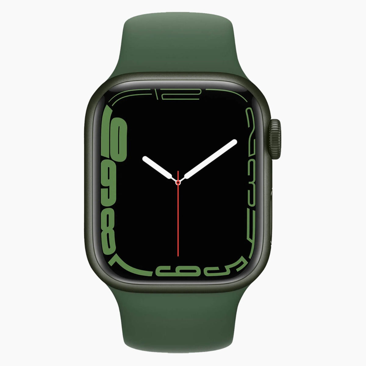 refurbished Apple Watch Series 7 45 mm grön - framsida