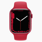 refurbished Apple Watch Series 7 41 mm röd - framsida