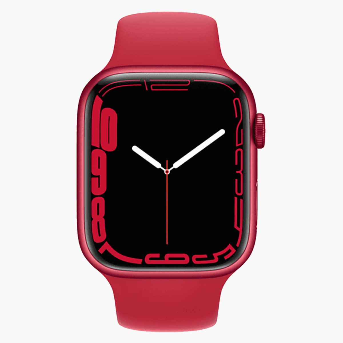 refurbished Apple Watch Series 7 41 mm röd - framsida