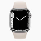 refurbished Apple Watch Series 7 41 mm vit - framsida