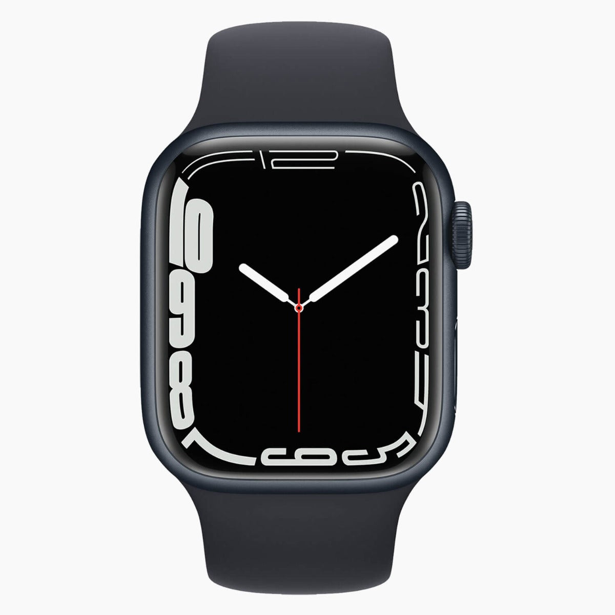 refurbished Apple Watch Series 7 41 mm svart - framsida