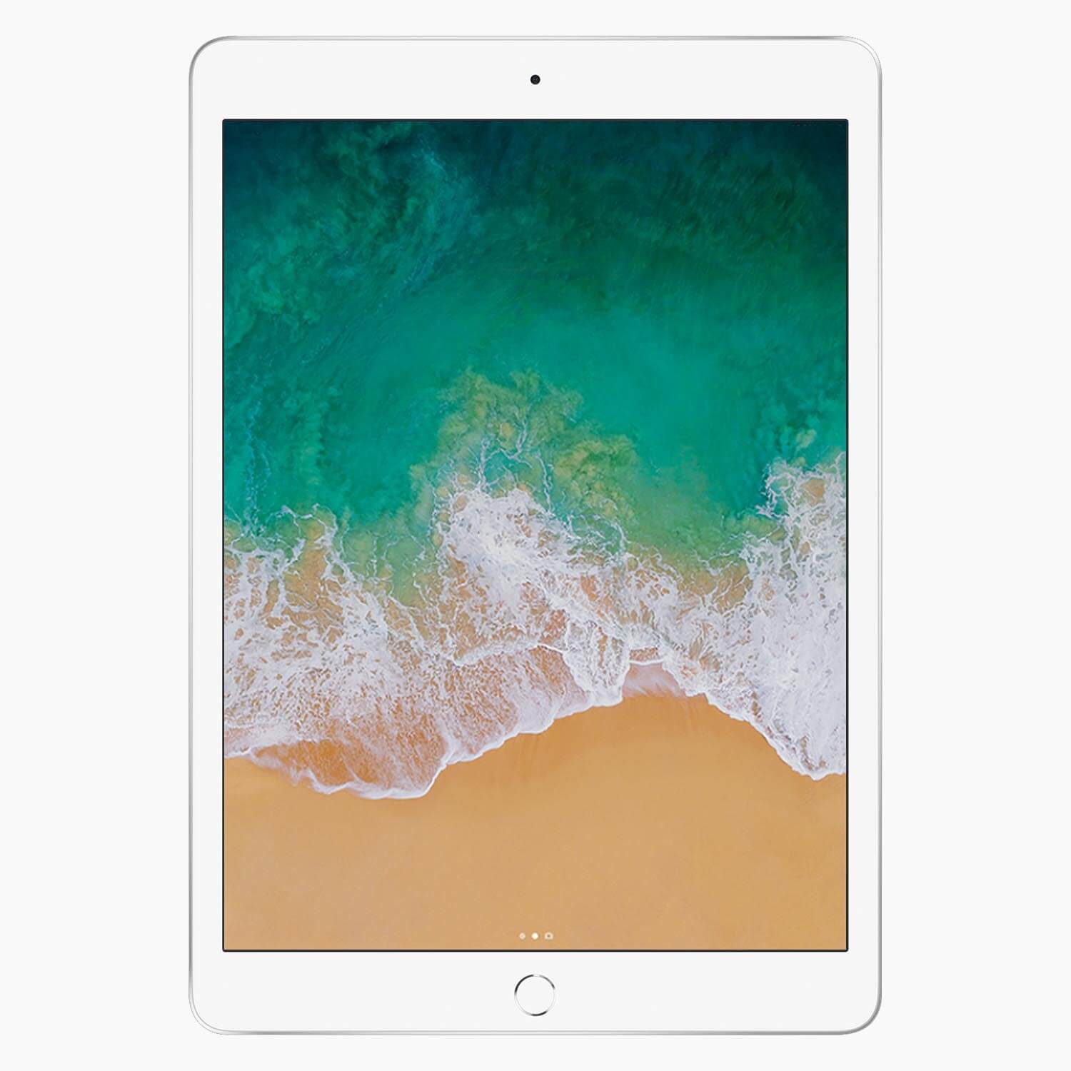 refurbished iPad 2018 128 GB silver - framsida