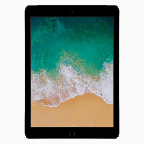 refurbished iPad 2018 128 GB rymdgrå - framsida