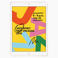 Refurbished iPad 2019 32 GB guld - framsida