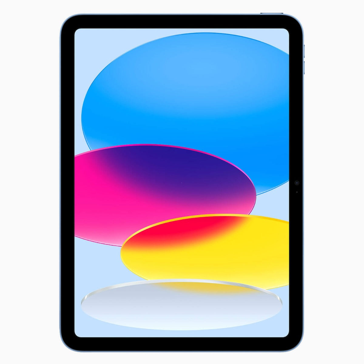 Refurbished iPad 2022 256 GB blå - framsida