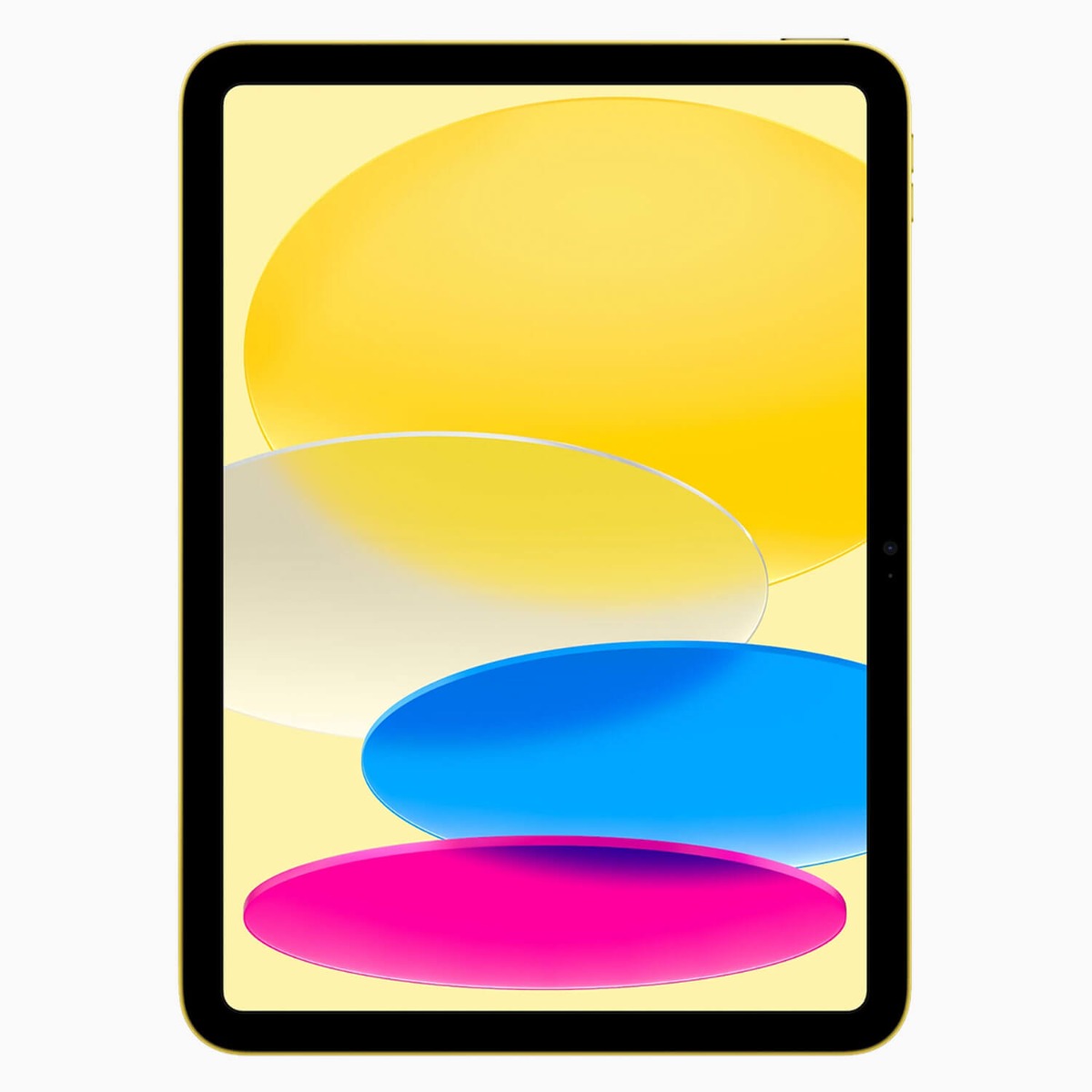 Refurbished iPad 2022 64 GB gul - framsida