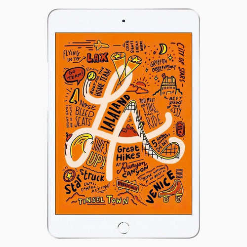 refurbished iPad Mini 5 256 GB silver - framsida
