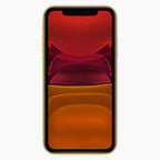 Refurbished iPhone 11 128 GB gul - framsida