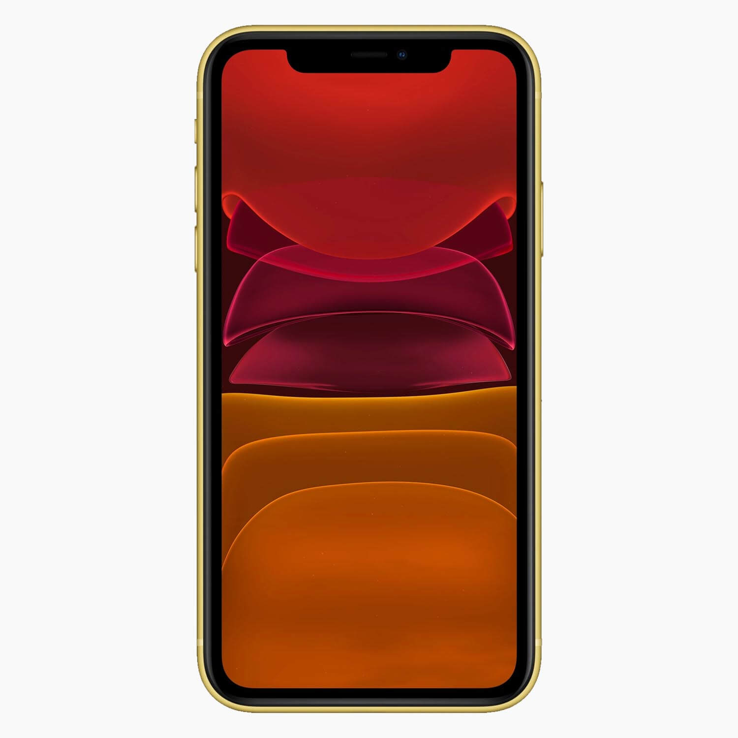 Refurbished iPhone 11 128 GB gul - framsida