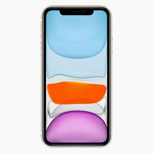 Refurbished iPhone 11 128 GB vit - framsida