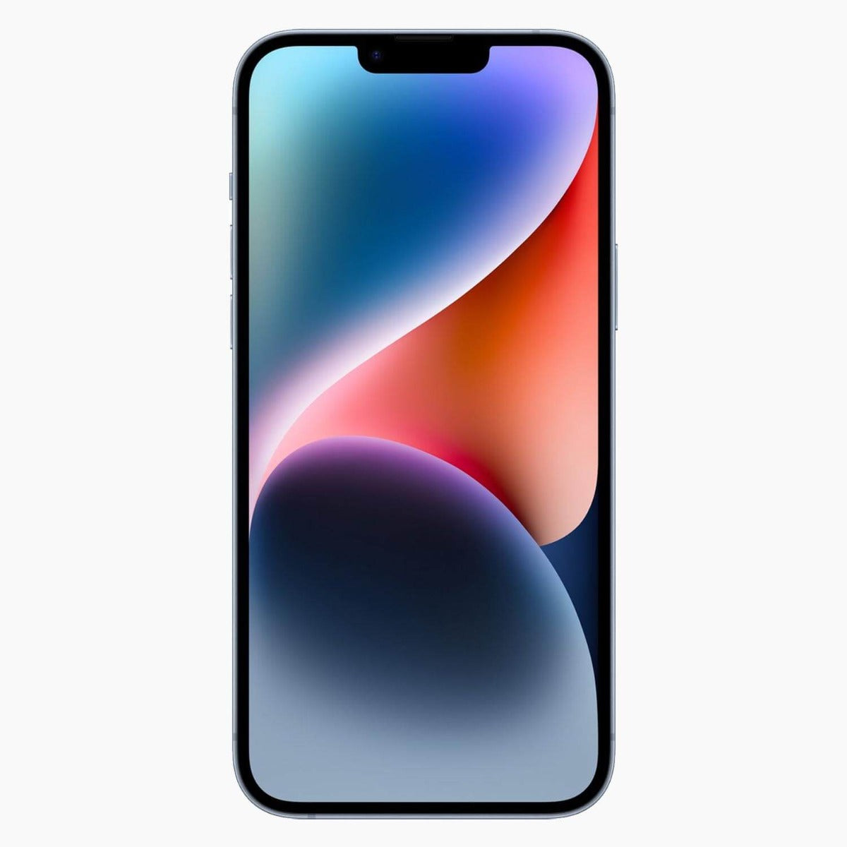 Refurbished iPhone 14 128 GB blå - framsida