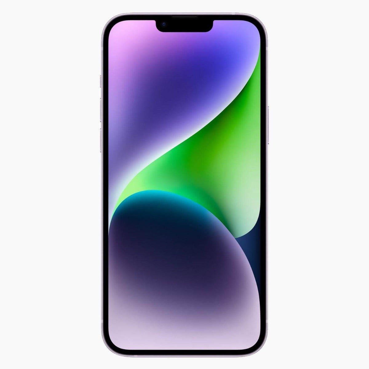 Refurbished iPhone 14 128 GB lila - framsida