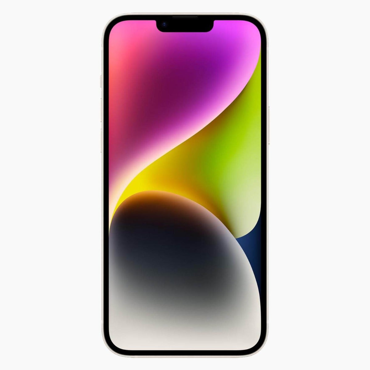 Refurbished iPhone 14 128 GB vit - framsida