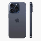 Refurbished iPhone 15 Pro 256 GB Titanium blå - sida