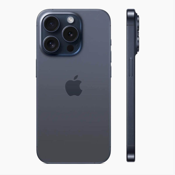 Refurbished iPhone 15 Pro Max 1tb Titanium blå - sida