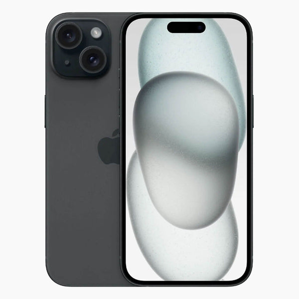 Refurbished iPhone 15 128 GB svart