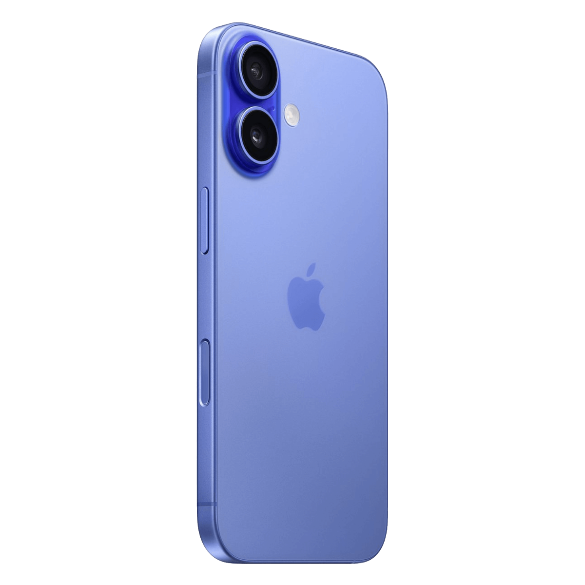 Refurbished iPhone 16 128 GB blå - baksida