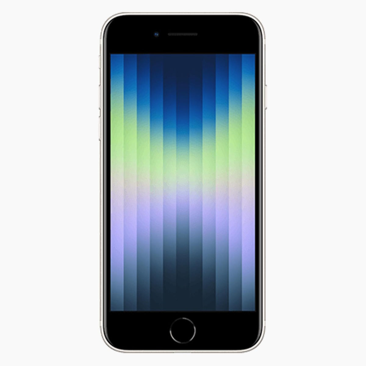 refurbished iPhone SE 2022 256 GB vit - framsida