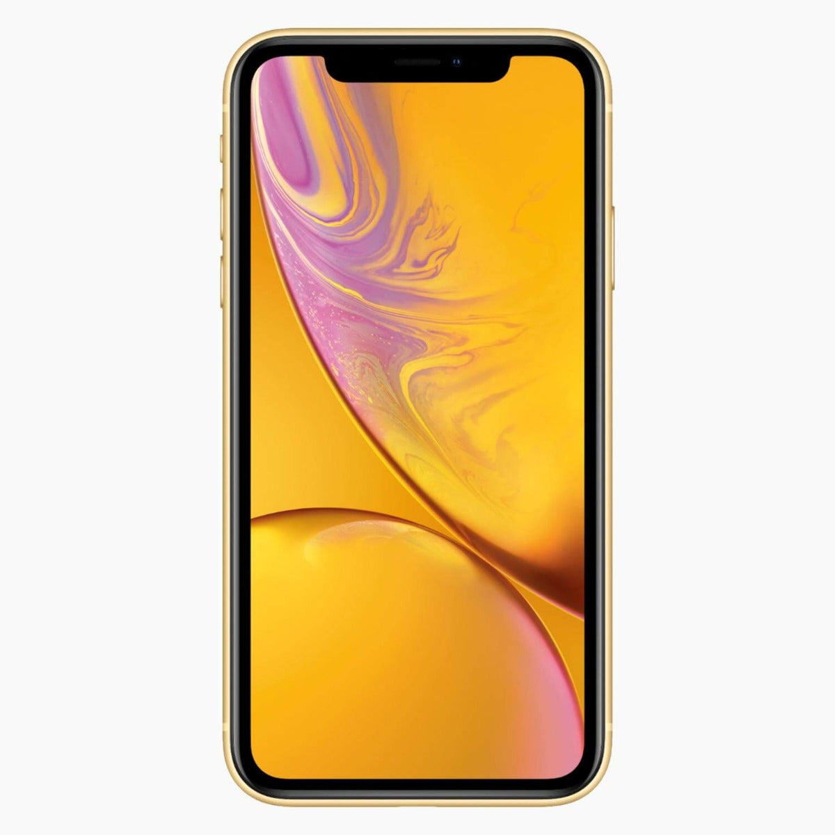 refurbished iPhone XR 256 GB gul - framsida
