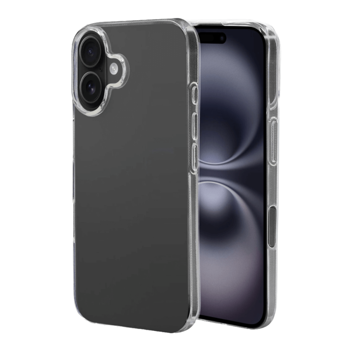 refurbished genomskinligt skal iPhone 16