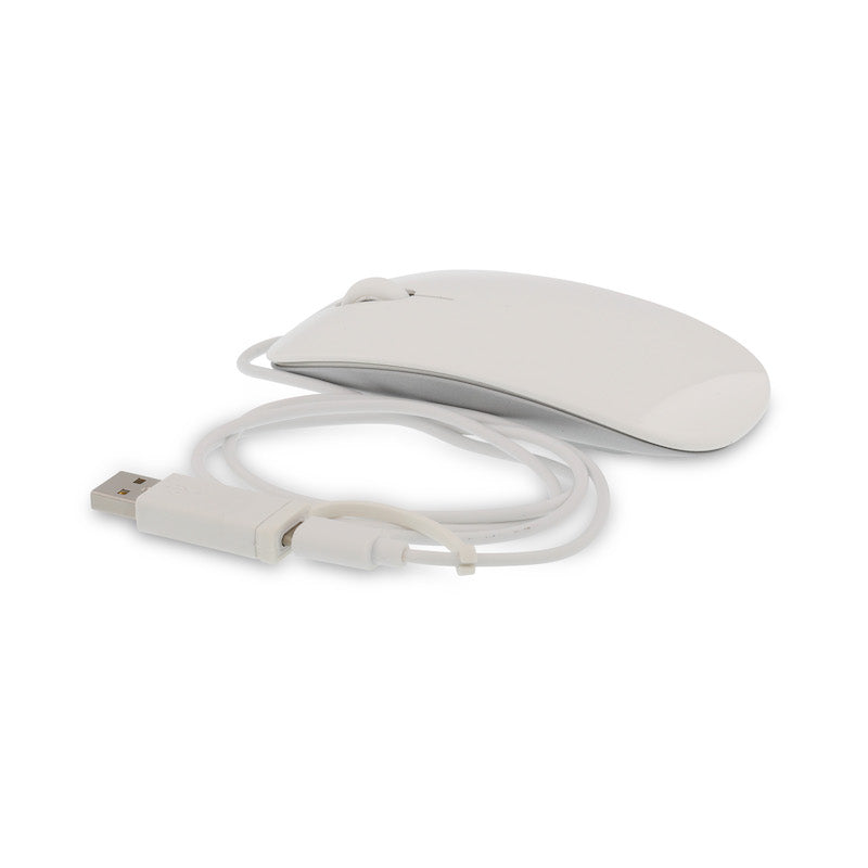 refurbished LMP Easy stilren kabelmus 2-i-1 USB-C & USB-A - Vit