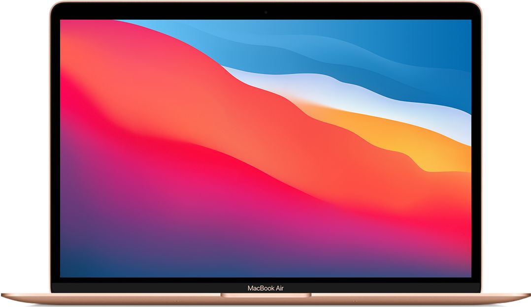 refurbished MacBook Air M1 8-core CPU 7-core GPU 256GB 16GB Guld